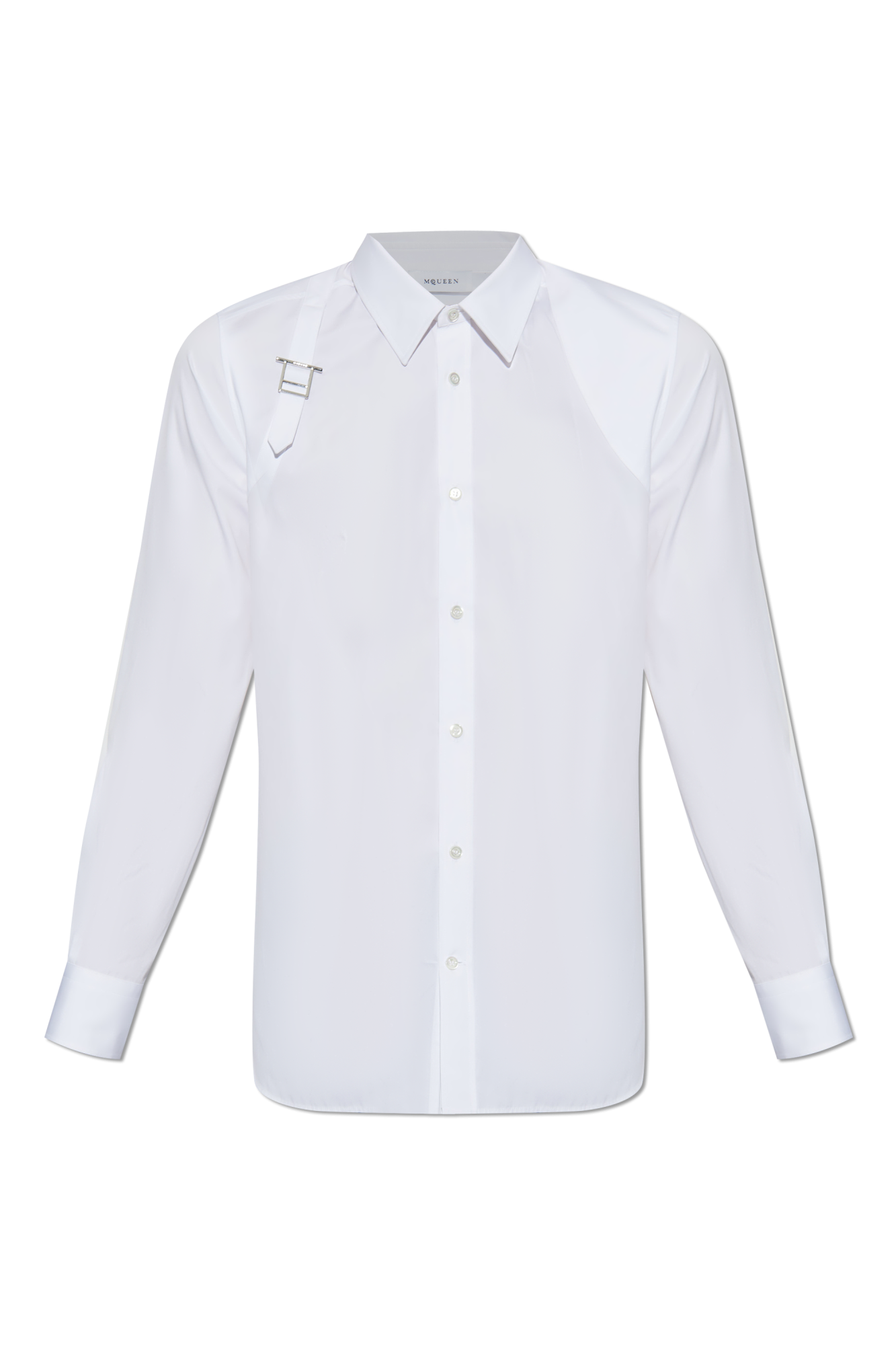 Tシャツ・カットソー alexander mcqueen White poplin shirt (828259QNAAX 9000) White Cotton shirt Alexander McQueen - Vitkac AS